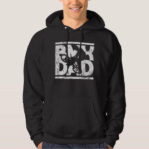 BMX pappa-motorcyklar, extrem sport far dag Hoodie