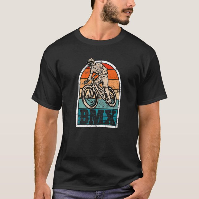 BMX Pedal Mountaincykel Triathlon Downhill Cycle R T Shirt (Framsida)