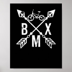 BMX-pilen Bike Motocross Stunt Freestyle Poster