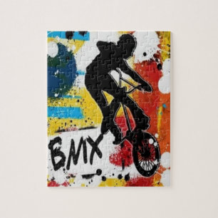BMX-pussel med gåvan boxas Pussel