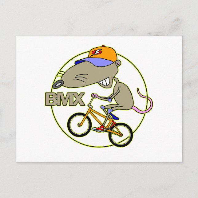 BMX Råtta Vykort (Framsida)