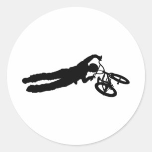 BMX Rider_2 Runt Klistermärke