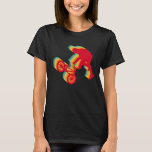 BMX Rider Bike Bicycle Stunt Tävla Extreme Outdo T Shirt