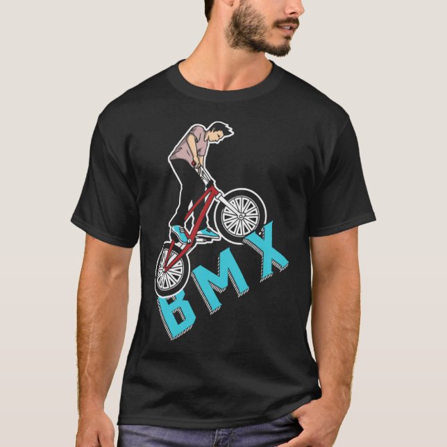 Bmx Rider  Men Women Kids T Shirt (Framsida)
