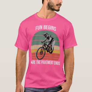 Bmx Ridin, underlig Cyclist Mountainbiker T Shirt