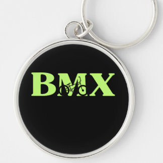 BMX RUND SILVERFÄRGAD NYCKELRING