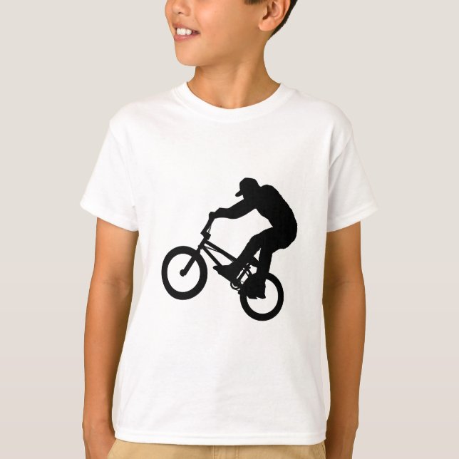 BMX-ryttare Tee Shirt (Framsida)