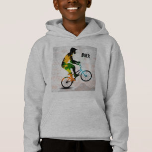 BMX-ryttaren i abstrakt målar Splatters som ÄR S T Shirt