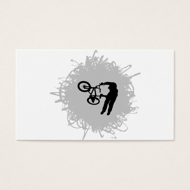 BMX Scribble Stil Visitkort (Framsidan)