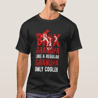 Bmx Shirt Bmx Grandpa som en vanlig morfar O T