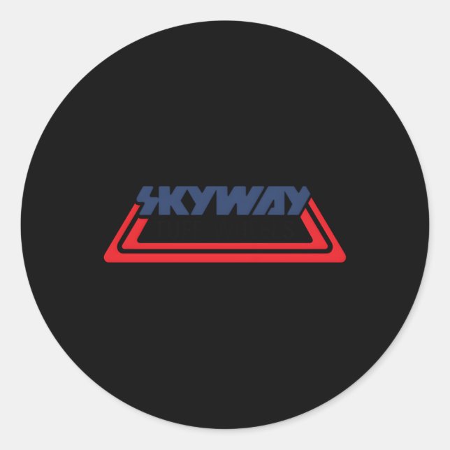 Bmx Skyway Tuff Hjul Runt Klistermärke (Framsida)