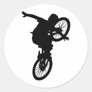 BMX Sport Dirt Bike Team Freestyle Öde Runt Klistermärke