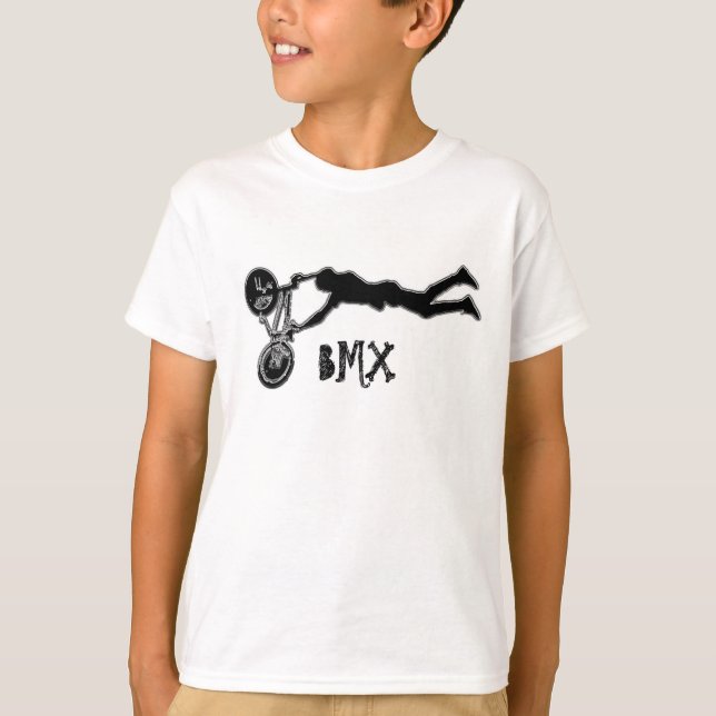 Bmx Sports Bike Team Game Pappa Boy City Roligt De T-shirt (Framsida)