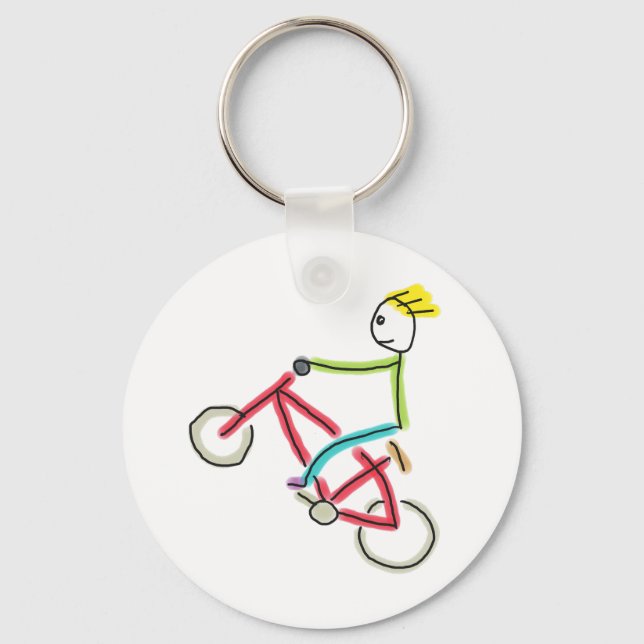 BMX Stickman Nyckelring (Framsida)