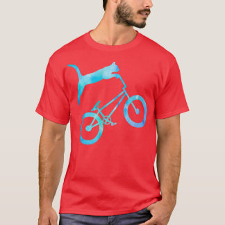 Bmx Stunt Cat Mountain Bike Dirt Bike  (3)  T Shirt