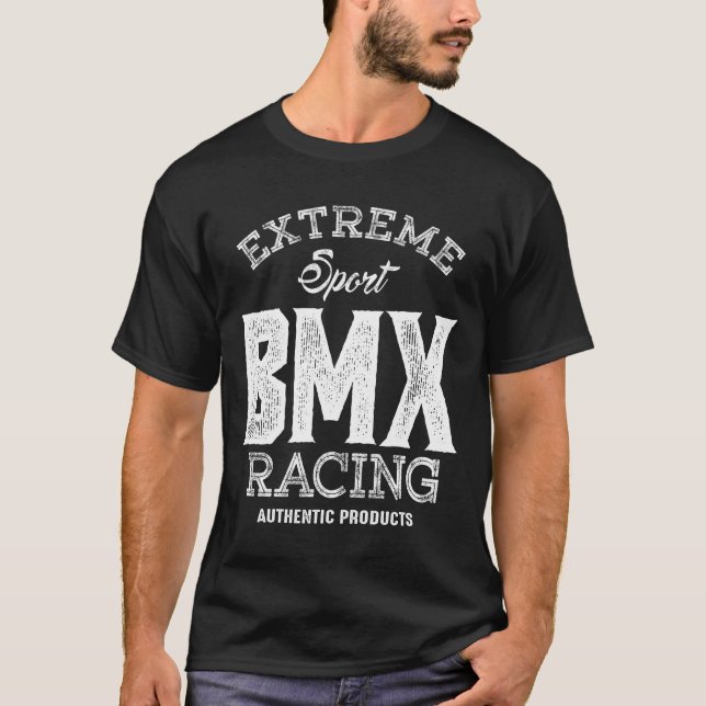 BMX T Shirt Sport Gift (Framsida)