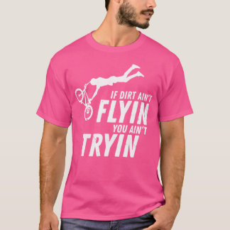 BMX Tävla Riding for Boys Dirt Bike T Shirt