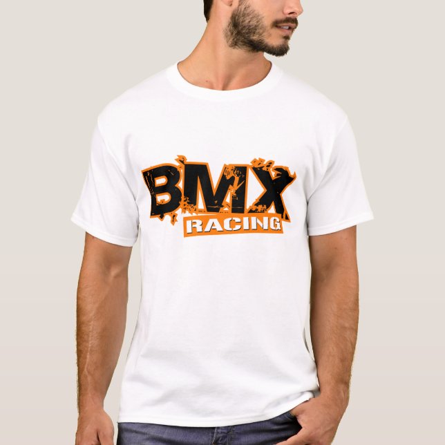 BMX-TÄVLAORANGE TEE (Framsida)