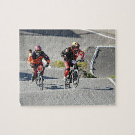 Bmx Tävling Action Cyclists Rad Bundesliga Bike Pussel