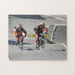 Bmx Tävling Action Cyclists Rad Bundesliga Bike Pussel