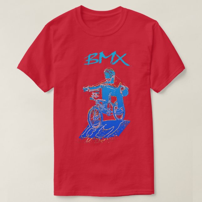 BMX tävling old school T Shirt (Design framsida)
