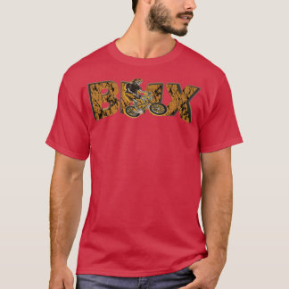 BMX-tecken med skelettcyklister T Shirt