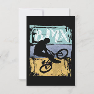 BMX Tee - Vintage Retro BMX Bike Rider OSA Kort