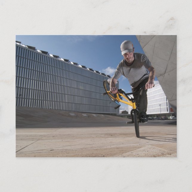 Bmx-träning Vykort (Framsida)