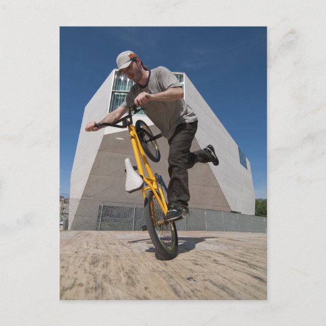Bmx-träning Vykort (Framsida)