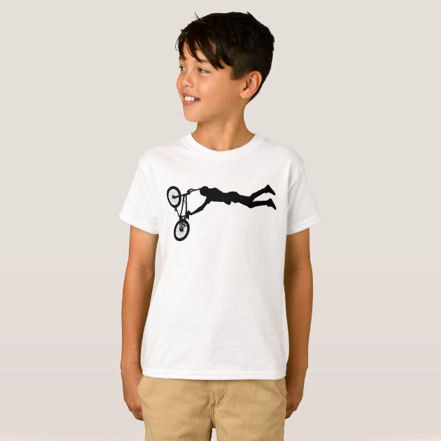 BMX Trick Rider Tee Shirt (Hel framsida)