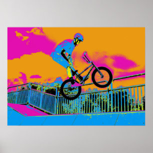 BMX Trickster - BMX Trick Bike Poster