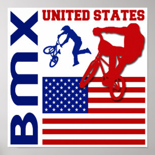 BMX United Stater Poster