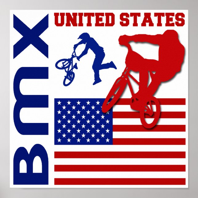 BMX United Stater Poster (Framsidan)