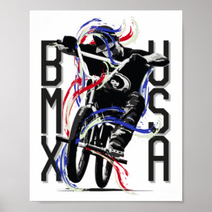 BMX USA BMX-Poster Poster