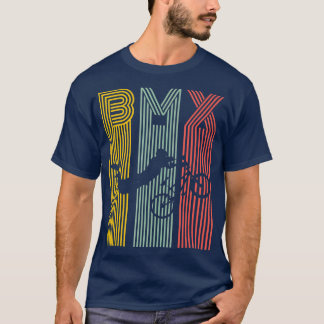 BMX Vintage Bike Bicycle Tävla Stunt Gift T Shirt