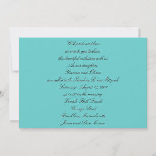 B'nai Mitzvah Inbjudningar