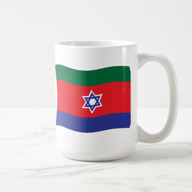 Bnei Menashe Flagga Mugg (Höger)