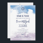 B'NEI MITZVAH, skript blue & lila water color 2 Inbjudningar<br><div class="desc">by kat masard >> kat@simplysweetPAPERIE.com <<< A toppen coola & modern inbjudningsdesign för ditt barns B'NAEI MITZVAH TIP: 1. Om du vill ändra/flytta grafik & typsnitt och lägga till mer text - slått knappen "anpassa". - - - - - - - - - - - - - - - -...</div>