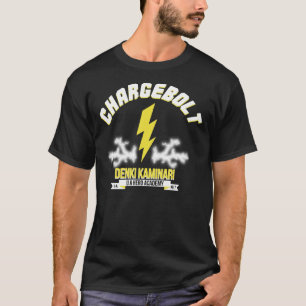 BNHA Chargebolt Denki Kaminari Hero Logotyp Charac T Shirt