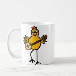 BNhöna som leker Banjomuggen Kaffemugg