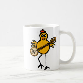 BNhöna som leker Banjomuggen Kaffemugg