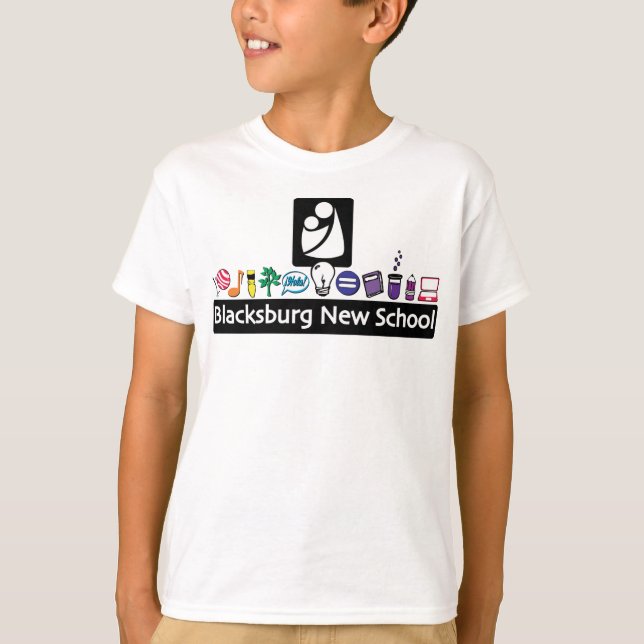 BNS Youth Färg Logotyp T-shirt (Framsida)