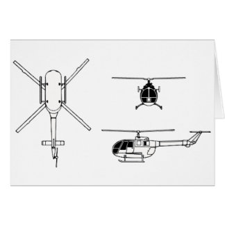 BO-105 HÄLSNINGSKORT