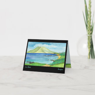 Bo Aloha hälsningkortet, att måla av södra Maui Kort