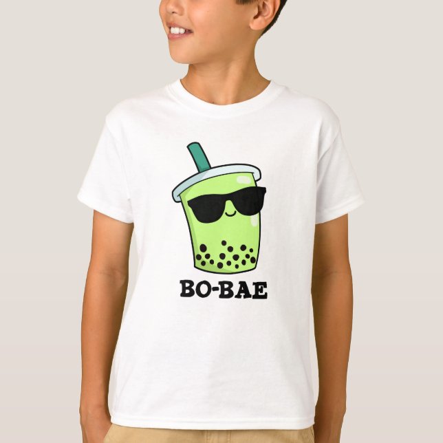 Bo-bae Funny Boba Tea Pun T Shirt (Framsida)