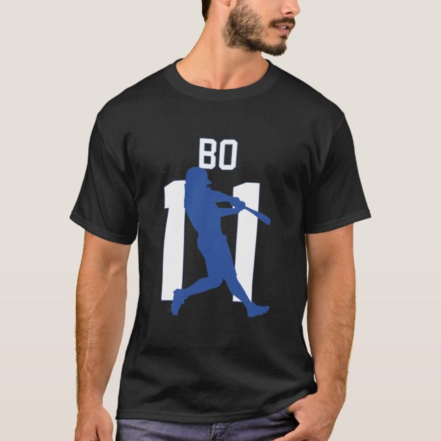 Bo Bichette 11 Blue Jays Artwork Essential T Shirt (Framsida)