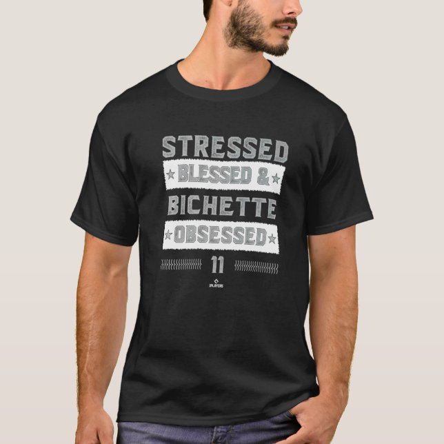 Bo Bichette Obssed Toronto Baseball Player T Shirt (Framsida)