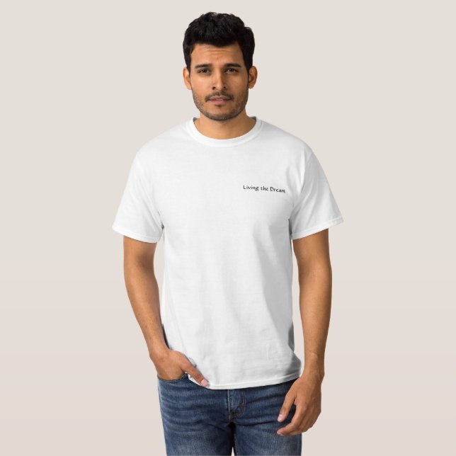 Bo den dröm- t-skjortan t-shirt (Hel framsida)