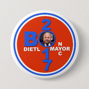 Bo Dietl för NYC-borgmästare 2017 Knapp
