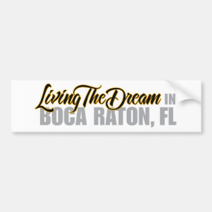 Bo drömmen i Boca Raton Bildekal